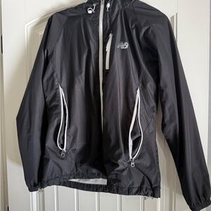 New Balance Black and White Windbreaker